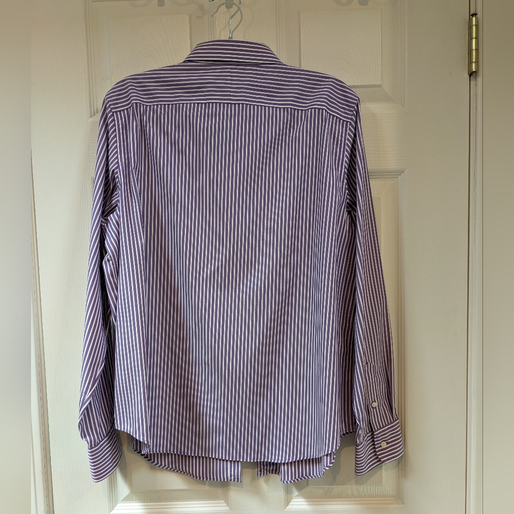 Ralph Lauren Purple and White Button Down Shirt - Picture 4 of 4